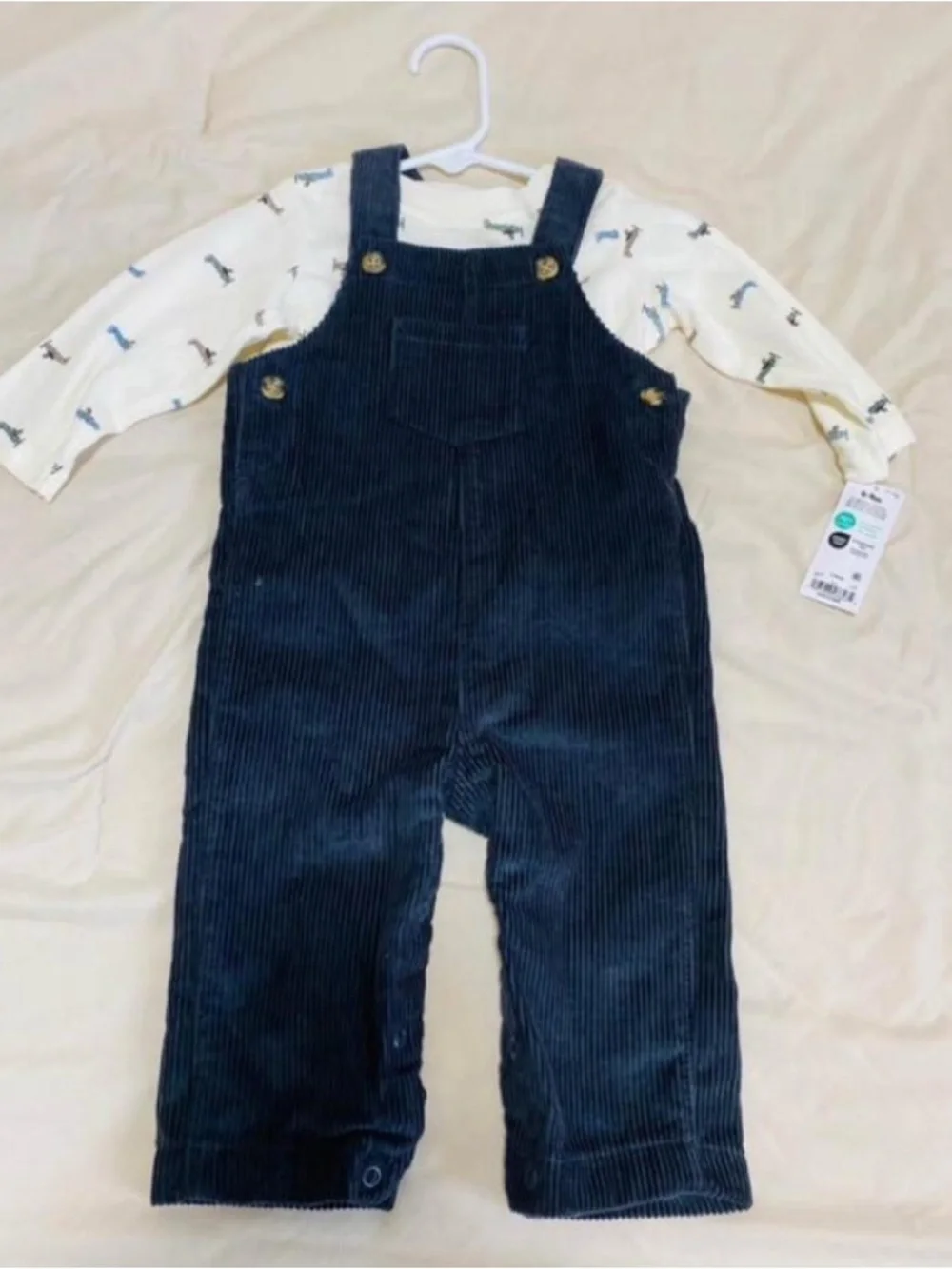 Carter's Navy Corduroy Overalls for Kids
